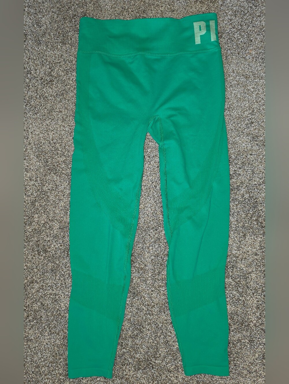 PINK Victoria's Secret Seamless Teal Leggings